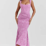 Women's Evening Rosy Dresses