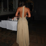 Halter Backless Dress