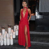 Halter Backless Dress