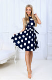 Women's Fashion Sleeveless Belt Dress