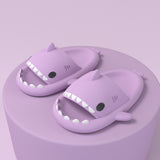 Adult's Slippers Indoor Outdoor Funny Shark Cartoon