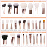 BEILI Pink Makeup Brushes