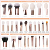 BEILI Pink Makeup Brushes